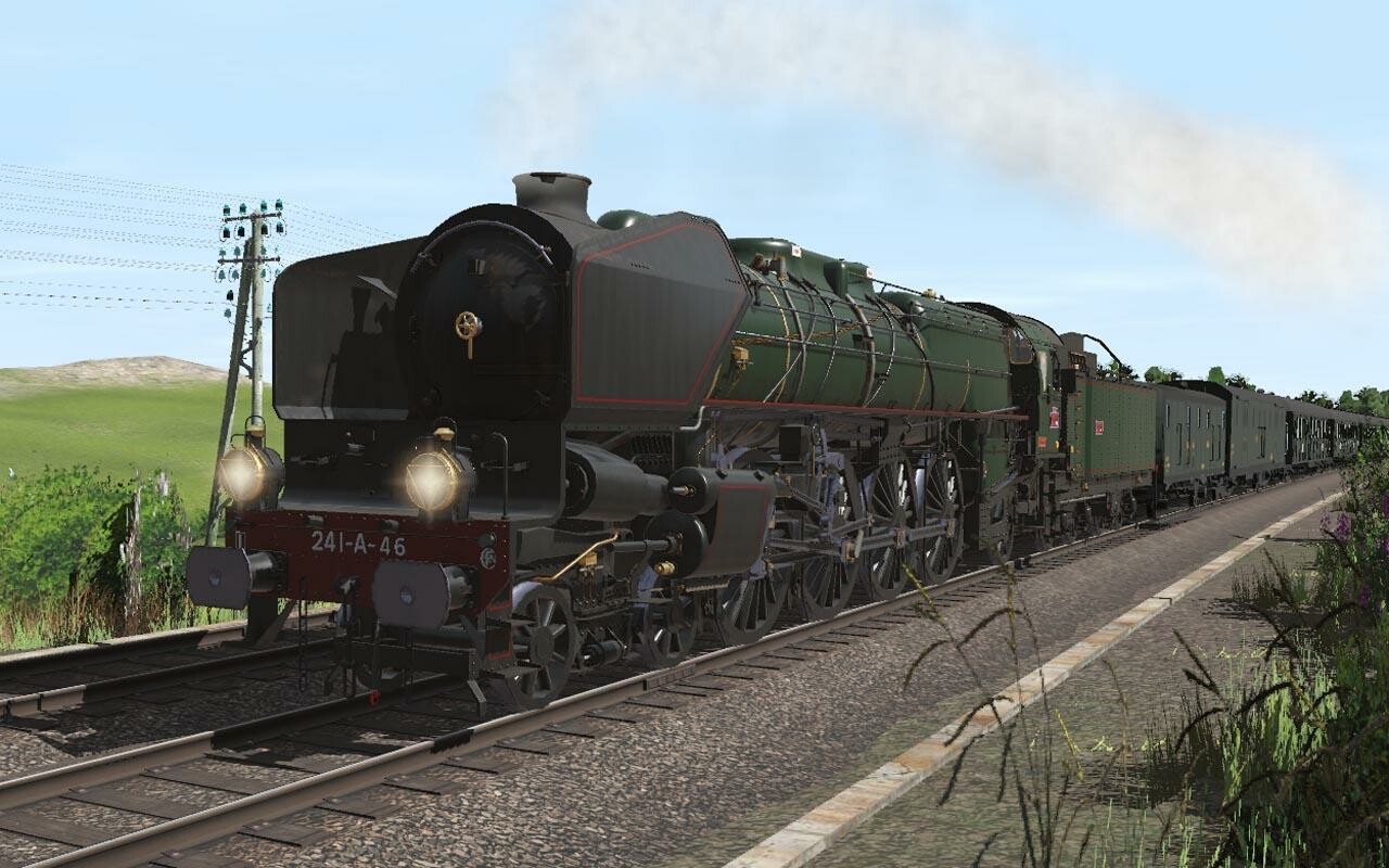 Trainz 2022 DLC - Est/SNCF 241A Mountain Locomotives (rebuilt) Featured Screenshot #1