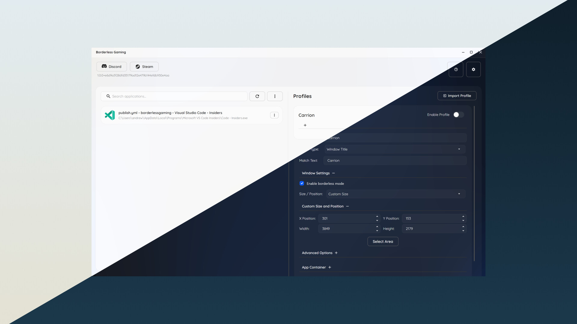 Borderless Gaming - Insider Featured Screenshot #1