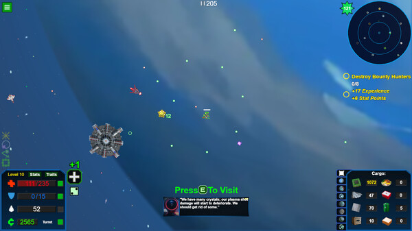 Screenshot of lone.AI gameplay showing in-action mechanics