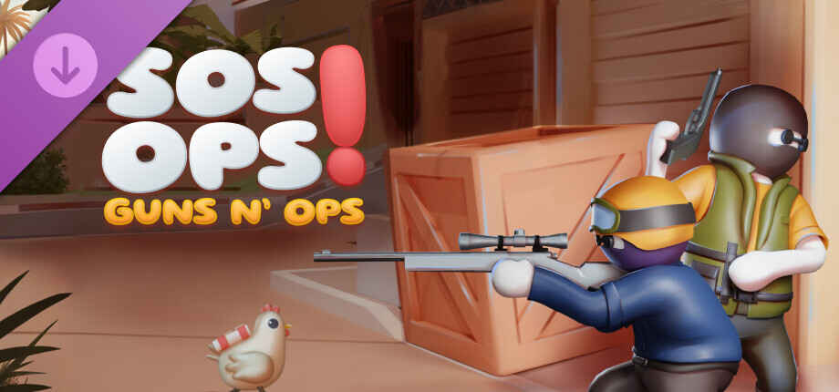 SOS OPS! - GUNS N' OPS cover art