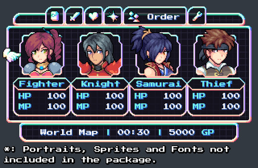 RPG Maker VX Ace - MT Tiny Tales - CodeArk UI Assets