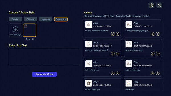Voice Generator screenshot 5