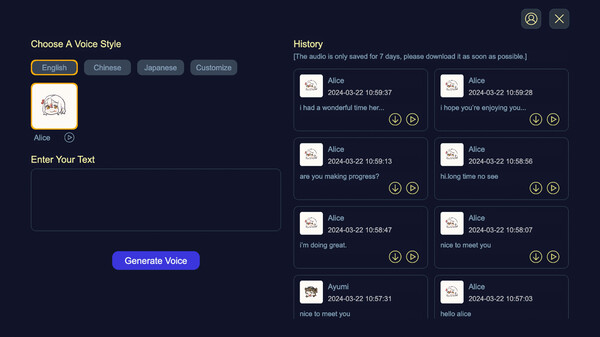 Voice Generator screenshot 4