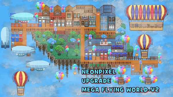 RPG Maker MZ - NEONPIXEL - Mega Flying World