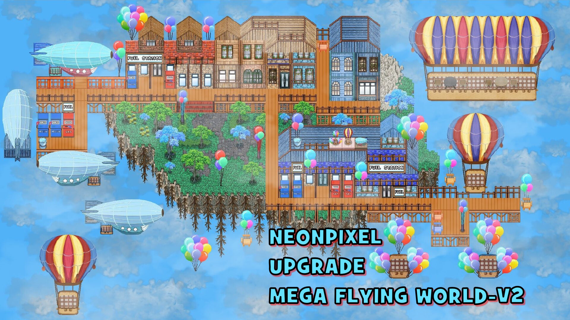 RPG Maker MV - NEONPIXEL - Mega Flying World Featured Screenshot #1