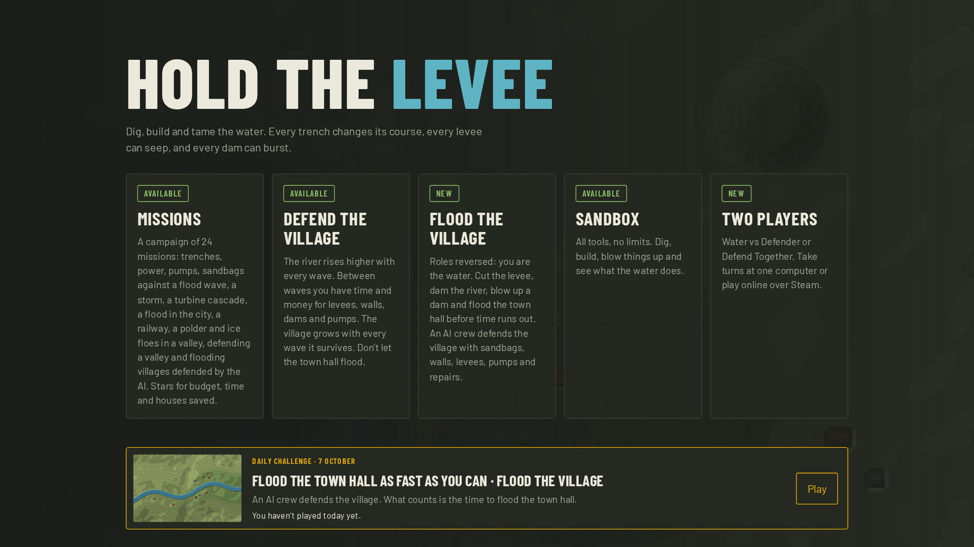 Hold The Leveeのスクリーンショット 1
