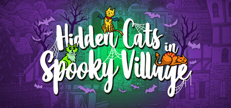 Hidden Cats in Spooky Village game header image