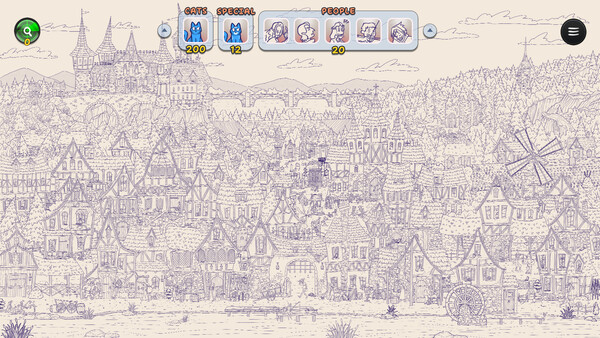 Hidden Cats in Spooky Village