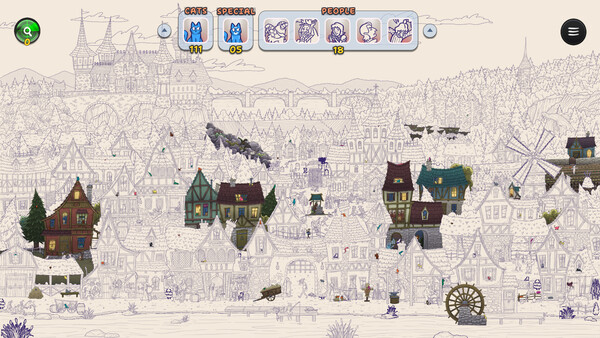 Hidden Cats in Spooky Village game for Linux 1