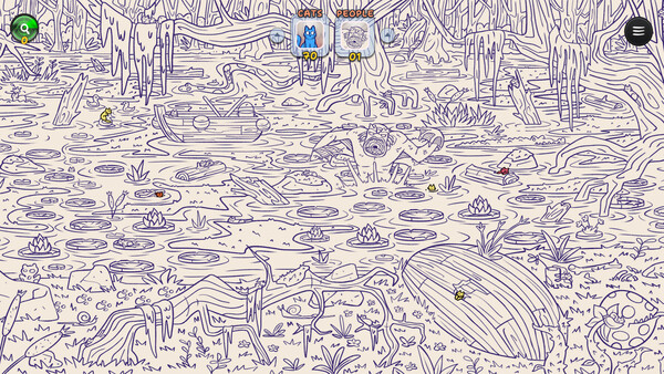 Hidden Cats in Spooky Village.