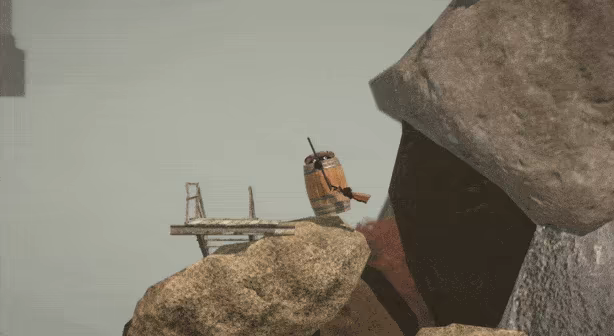 Climbing In Barrel With Double-Barrel video 2