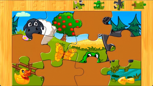 Animal Farm Jigsaw Games for Toddlers, Babys and Kids video 1