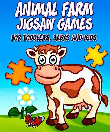 Animal Farm Jigsaw Games for Toddlers, Babys and Kids