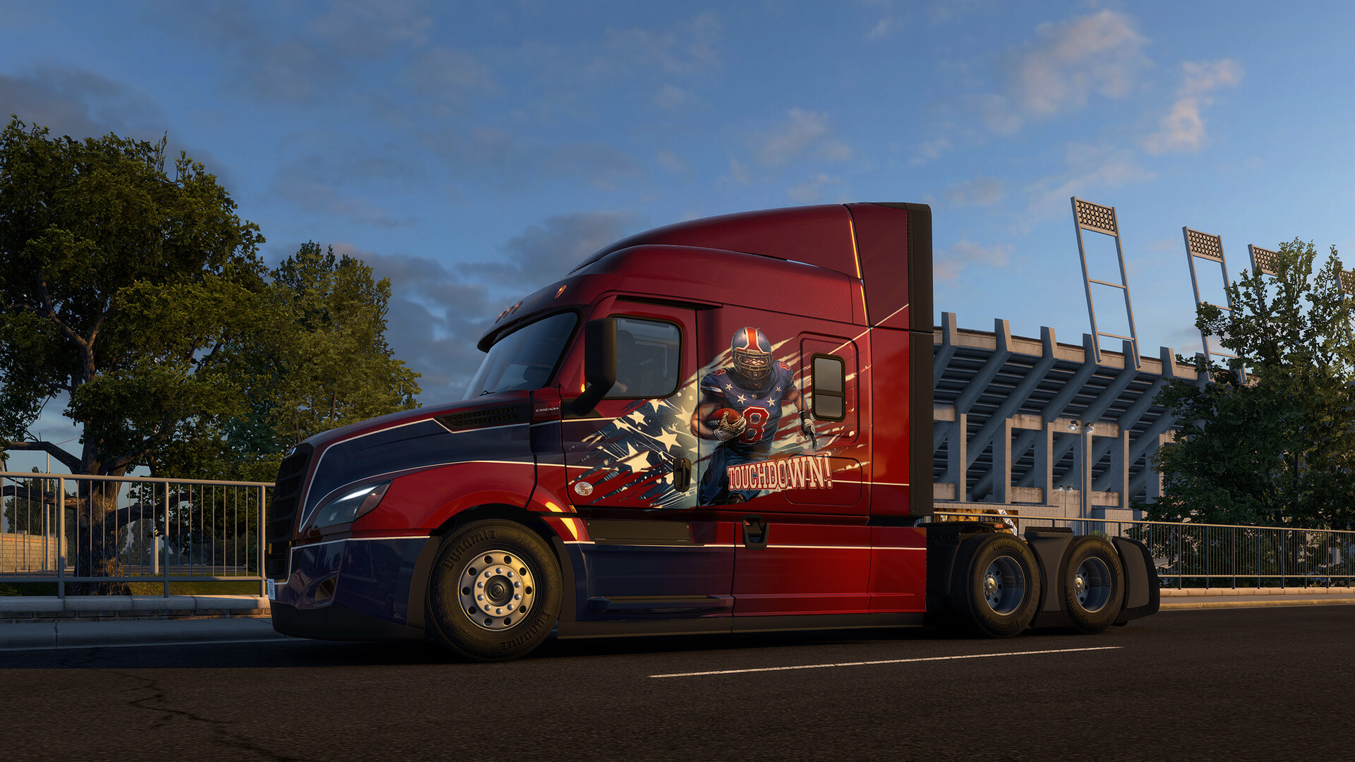American Truck Simulator - Sports Paint Jobs Pack Featured Screenshot #1