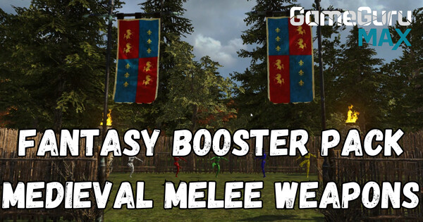 GameGuru MAX Fantasy Booster Pack - Medieval Melee Weapons screenshot 1