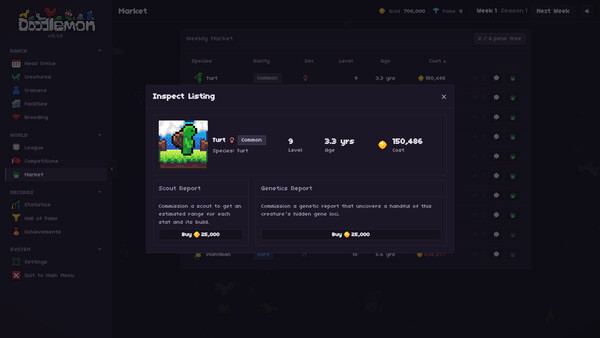 Скриншот 2 из игры Doodlemon