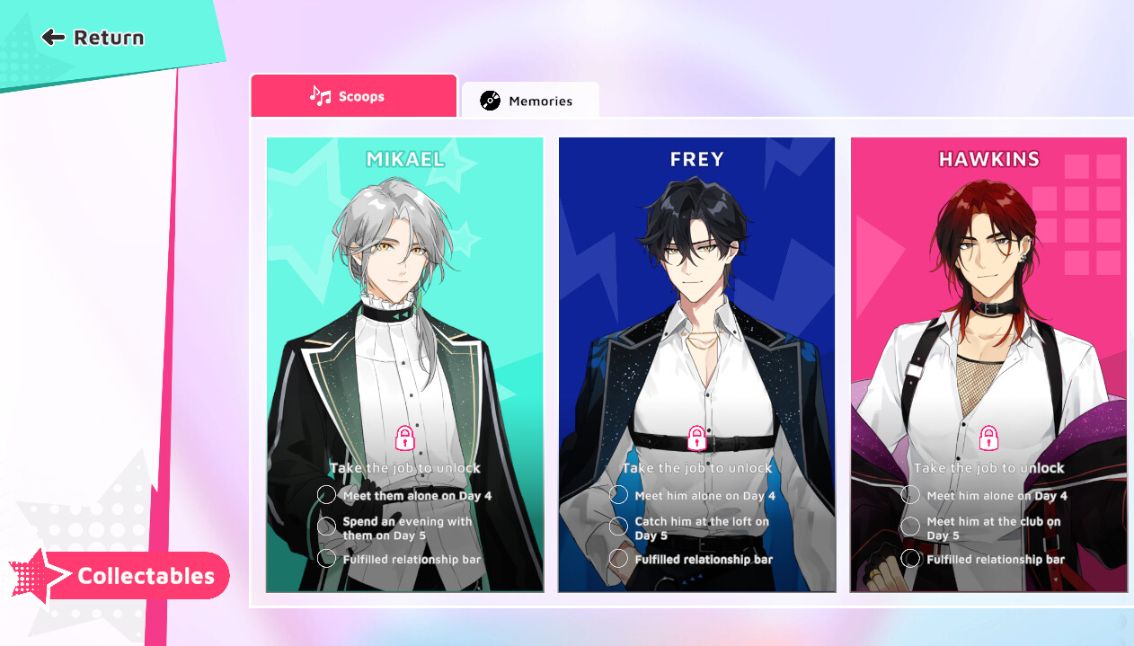 Stellifier - an otome game inspired by older idols screenshot #2
