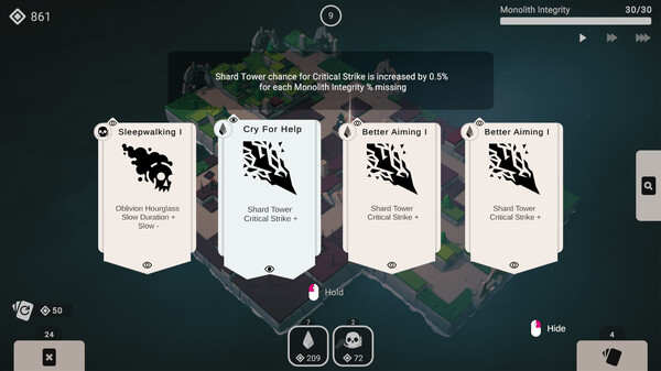 Wandering Monolith: Rogue TD screenshot 3