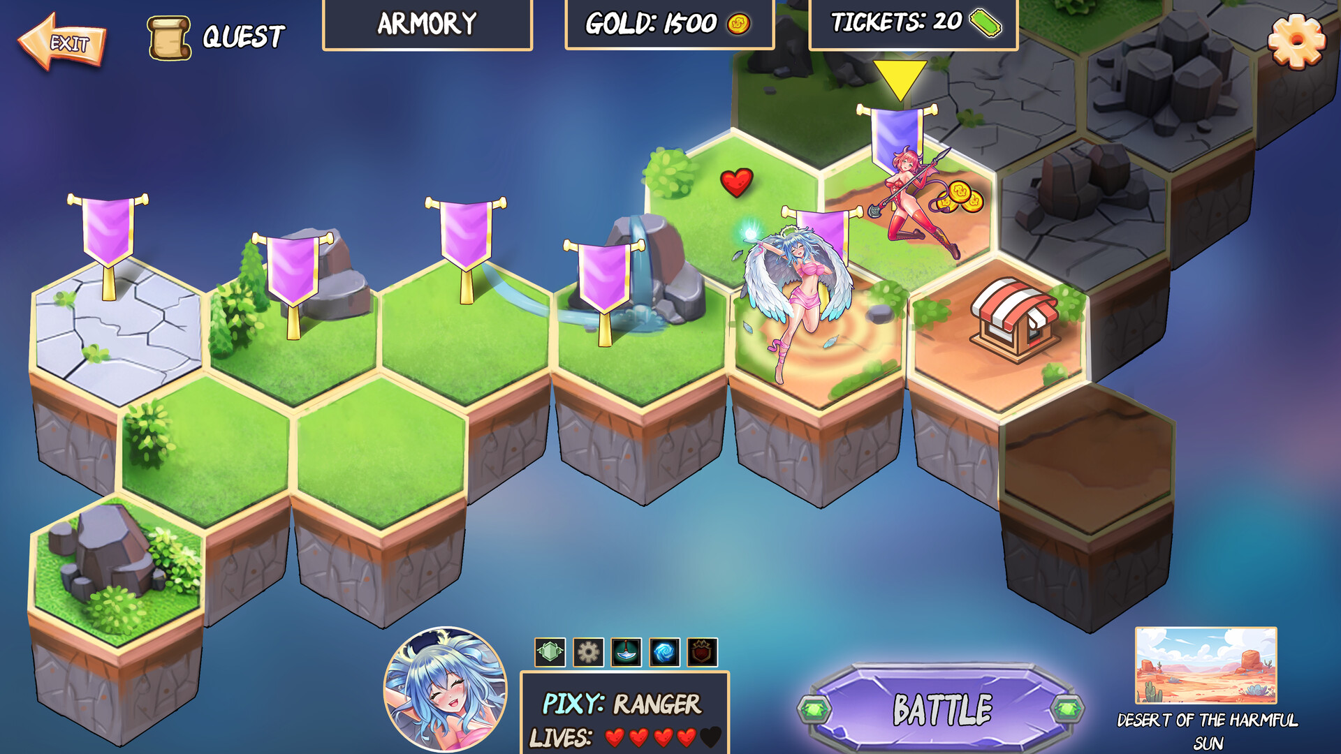 Backpack Quest: Battles And Adventures screenshot #2
