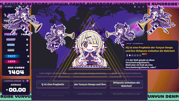 Yunyun Syndrome!? Rhythm Psychosis Screenshot 5