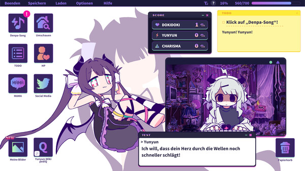 Yunyun Syndrome!? Rhythm Psychosis Screenshot 1
