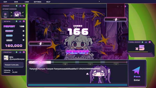 Yunyun Syndrome!? Rhythm Psychosis screenshot 1