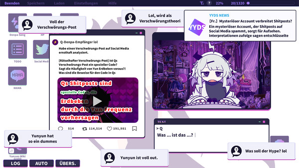 Yunyun Syndrome!? Rhythm Psychosis Screenshot 4