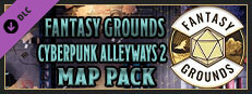 Fantasy Grounds - FG Cyberpunk Alleyways 2 Map Pack Small Capsule Image