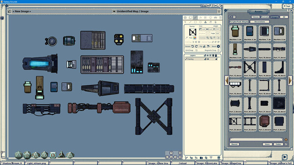 Fantasy Grounds - FG Cyberpunk Alleyways 2 Map Pack