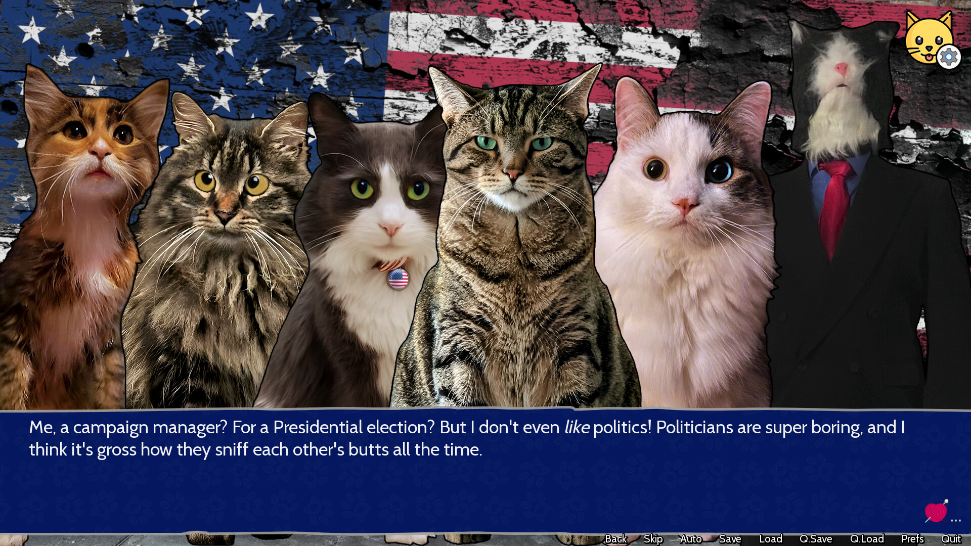 Cat President: 3rd-Rate Candidate screenshot #1