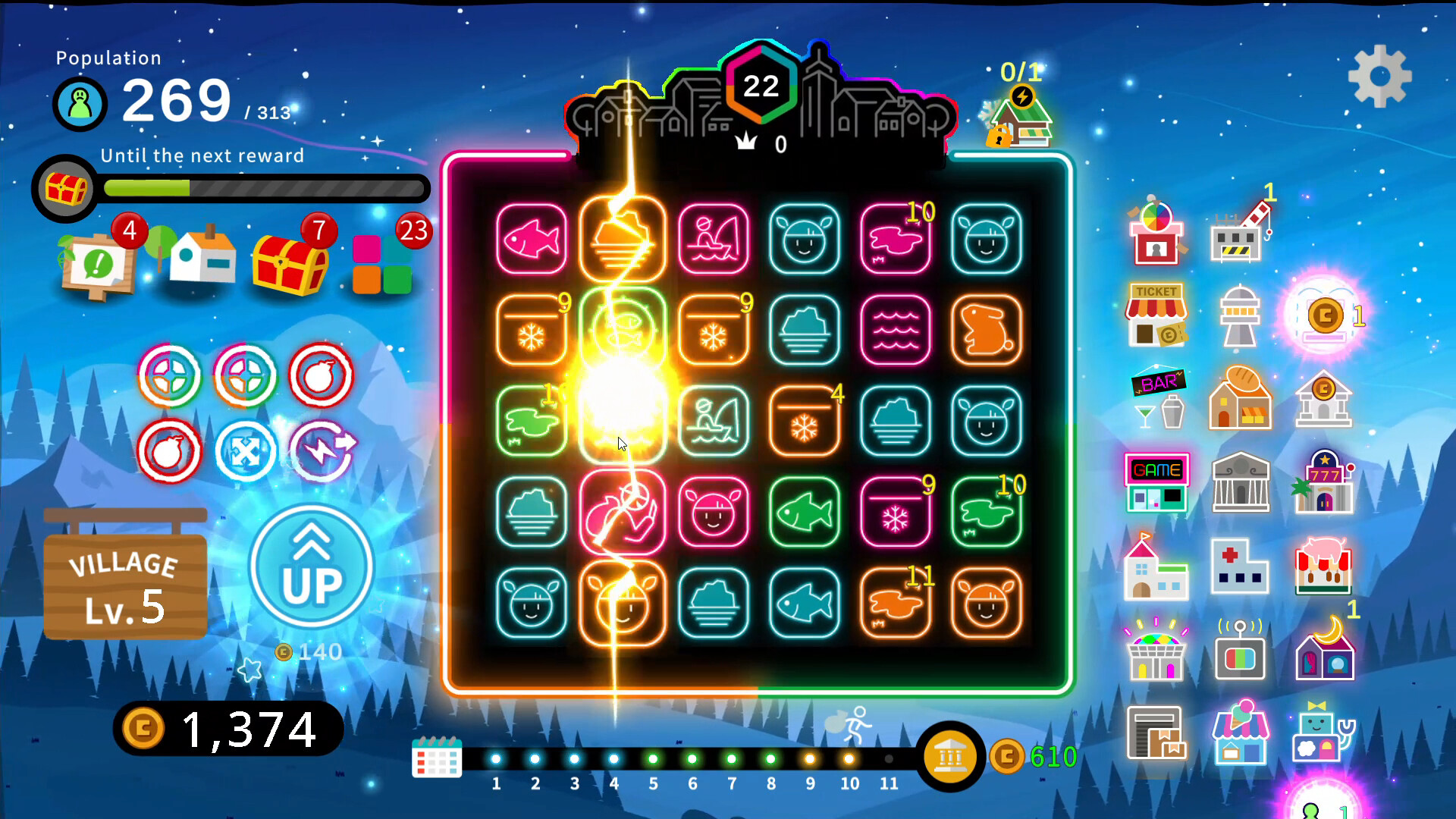 Neon Village Featured Screenshot #1