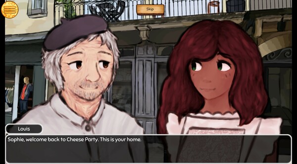 Screenshot of Cheese Party gameplay showing in-action mechanics