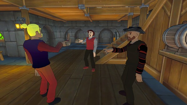 Screenshot of Werewolf Party gameplay showing in-action mechanics