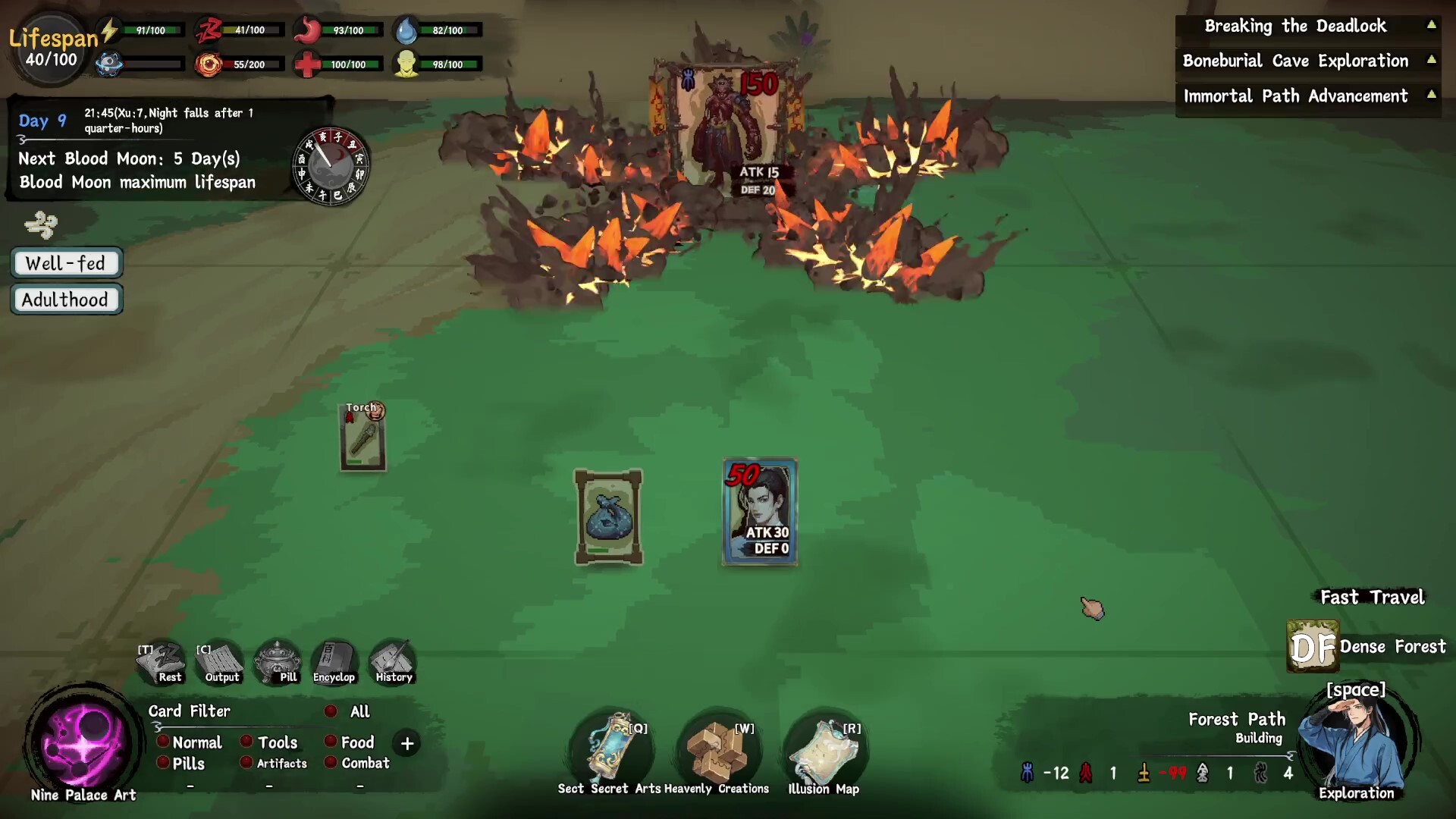 Cultivation Realm: Card Survival screenshot #2
