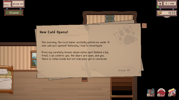 Screenshot z Tailside: Cozy Cafe Sim Screenshot z Tailside: Cozy Cafe Sim