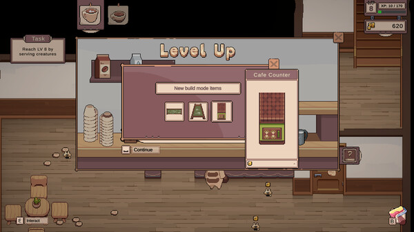 Screenshot z Tailside: Cozy Cafe Sim Screenshot z Tailside: Cozy Cafe Sim