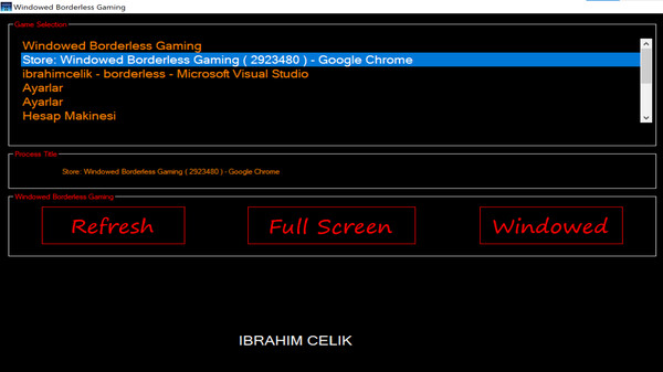 Windowed Borderless Gaming