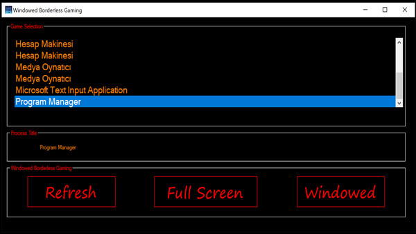 Windowed Borderless Gaming