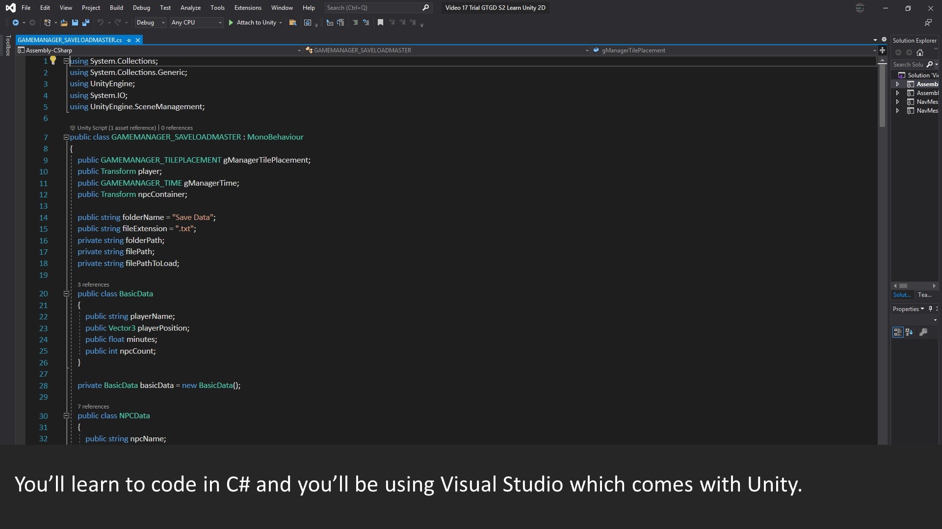 #7. Gamer To Game Developer Series 2 Learn Unity 2D (Steam) 由: GTGD