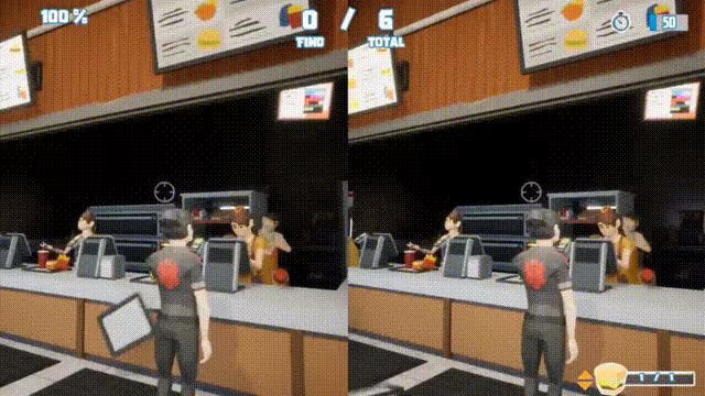 Find X :  Shoot the Difference in 4D video 2