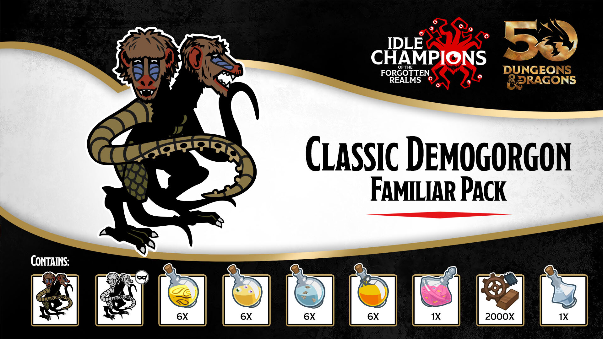 Idle Champions - Classic Demogorgon Familiar Pack Featured Screenshot #1