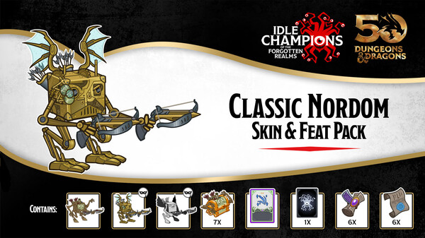 Idle Champions - Classic Nordom Skin & Feat Pack