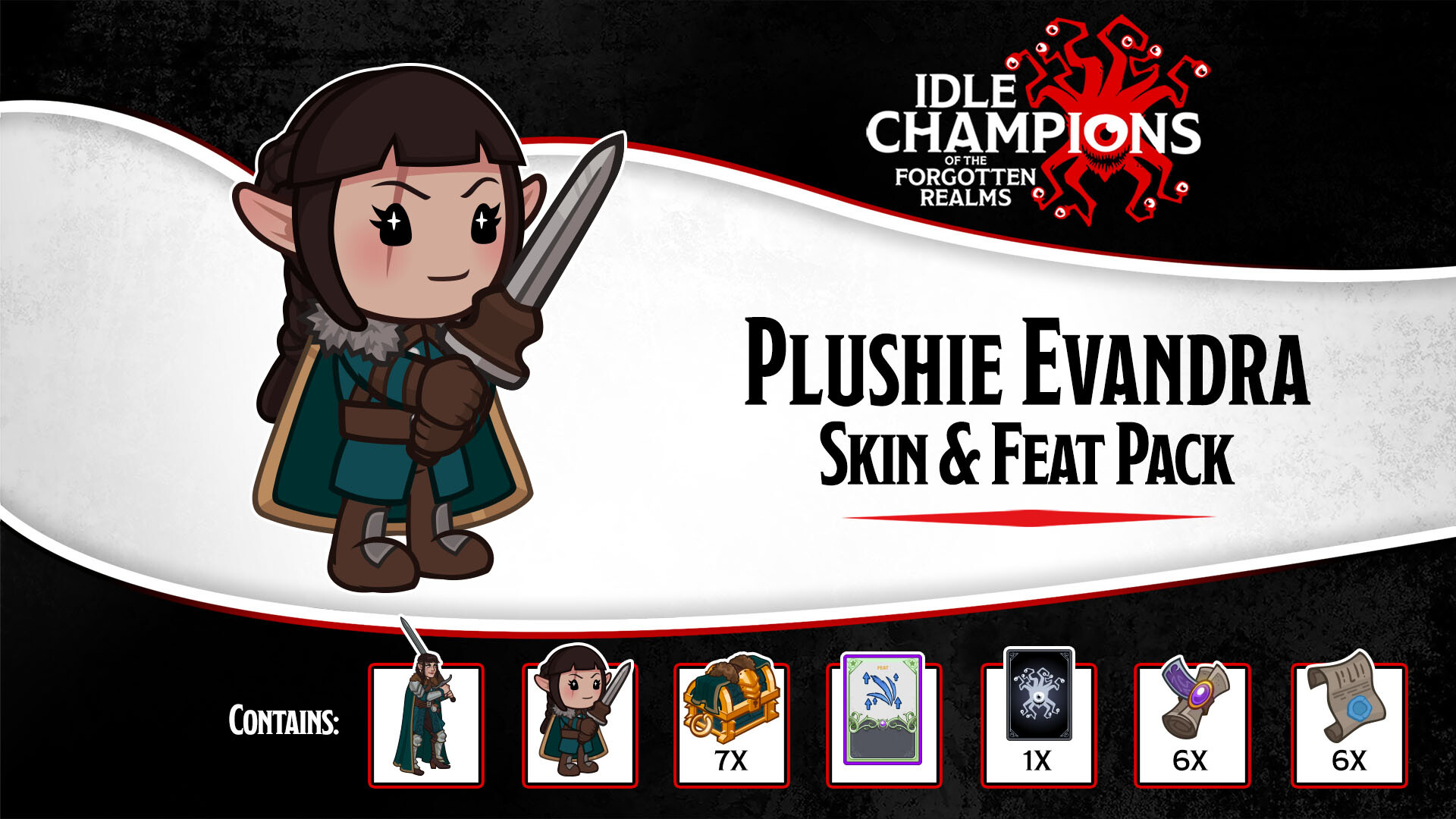 Idle Champions - Plushie Evandra Skin & Feat Pack Featured Screenshot #1