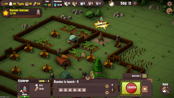 Screenshot z Bunny Bunker