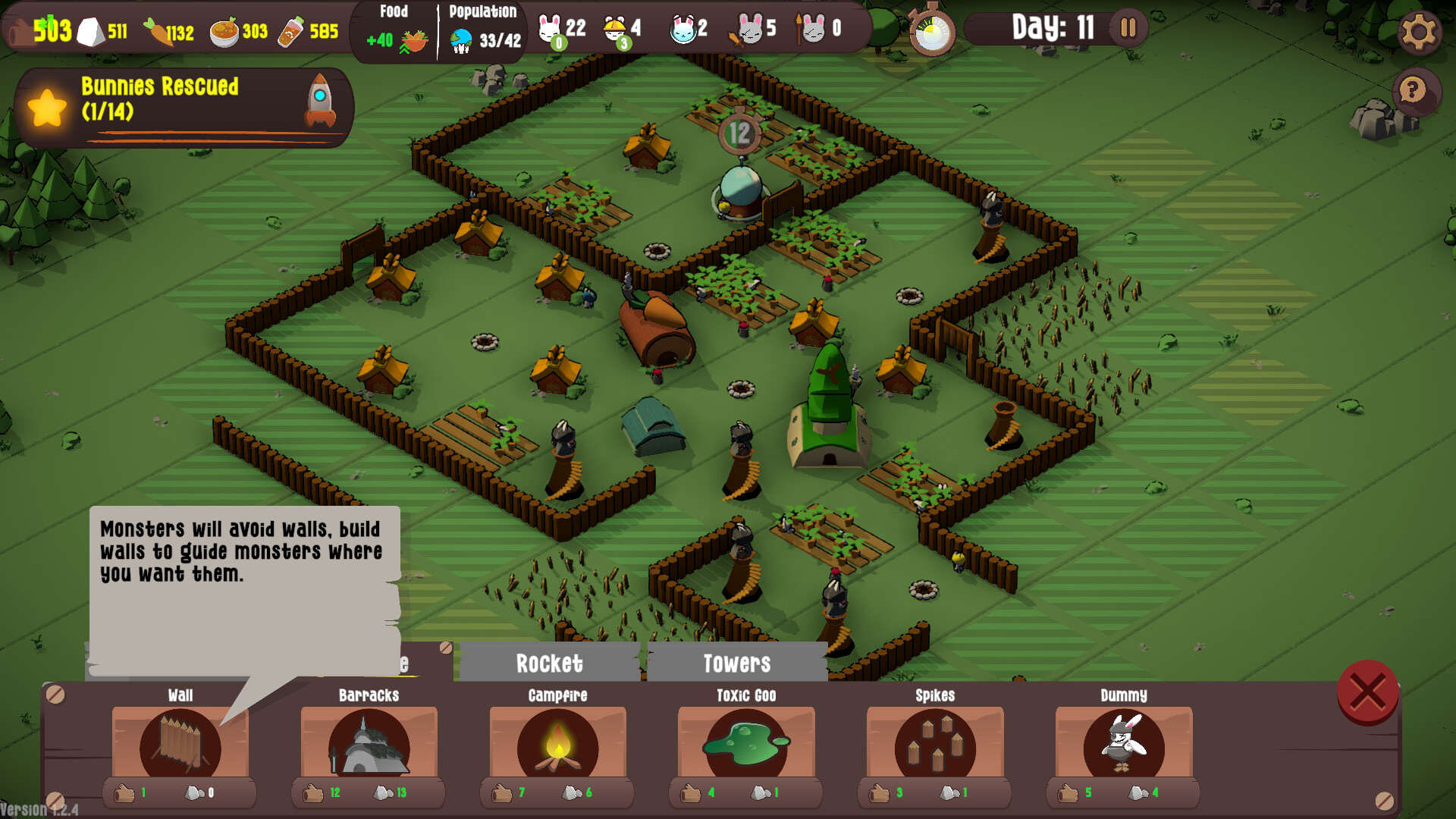 Bunny Bunker screenshot #1