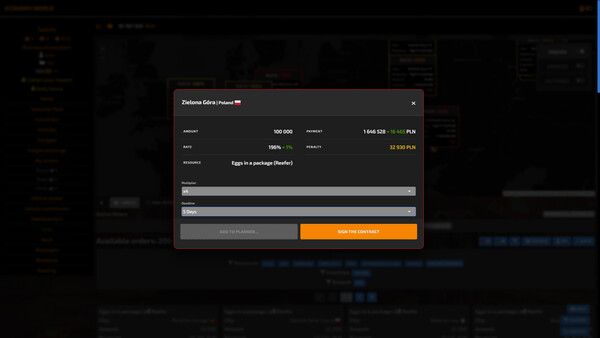 Economy World game for Linux 1