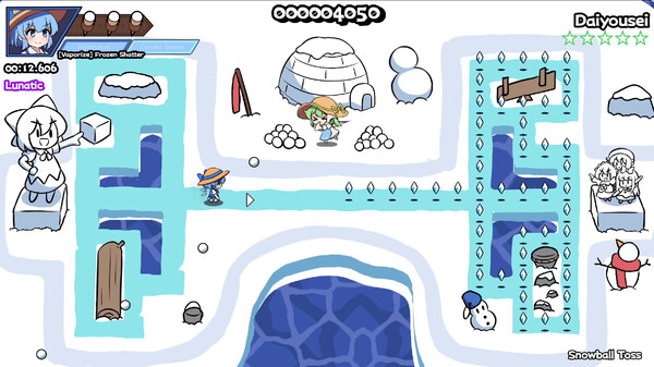 Screenshot z Touhou Danmaku Maze
