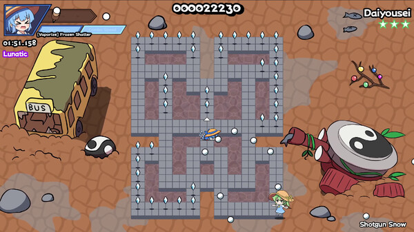 Screenshot z Touhou Danmaku Maze