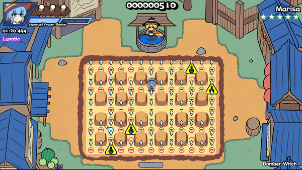 Screenshot z Touhou Danmaku Maze