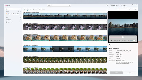 XPlayer screenshot 2